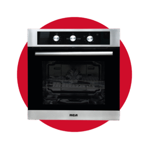 HORNO RCA EMPOTRABLE A GAS 70 LITROS SILVER