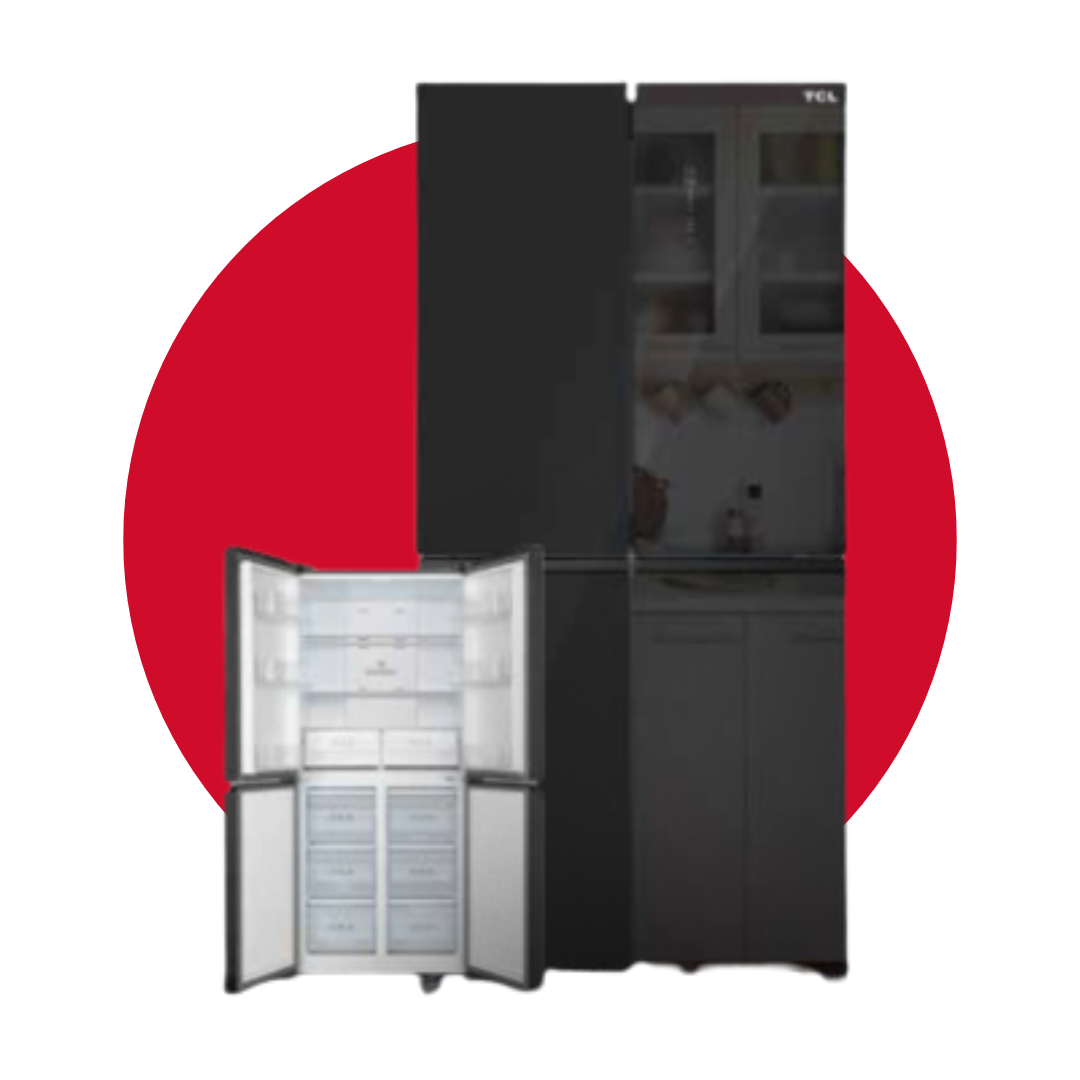 NEVERA TCL SIDE BY SIDE 460 LITROS MIRROR