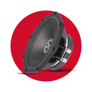 Controlador de rango medio octagonal Power Bass de 4 ohmios