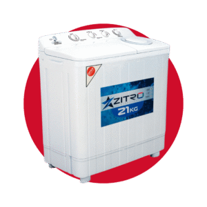 LAVADORA ZITRO 21KG DOBLE POZO BLANCA