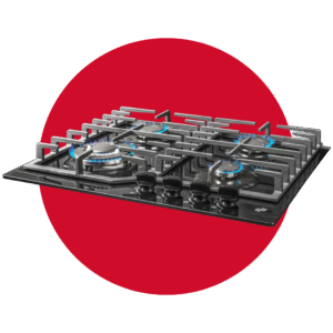 BP03120 ENCIMERA BP BARCELONA I 4 QUEMADORES VIDRIO TEMPLADO