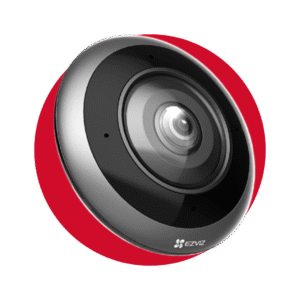 Cámara Ezviz de ojo de pez panorámica inteligente con Wi-Fi