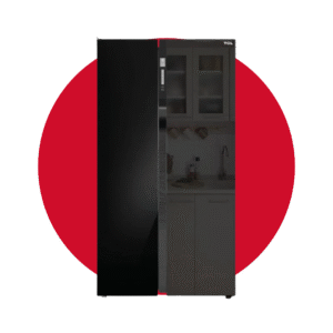 Refrigerador Side By Side TCL 650 Litros Color Negro