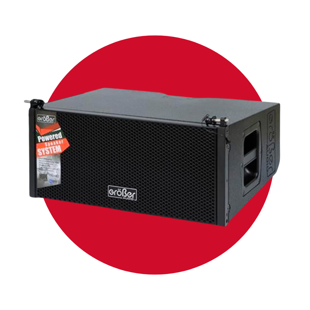 LINEA ARRAY ACTIVO GROBER PRIME-SERIE 2X6.5 1000W