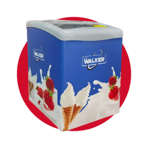 CONGELADOR WALKER TAPA DE VIDRIO 160 LITROS