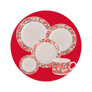 JUEGO DE VAJILLA 20 PIEZAS REDONDA