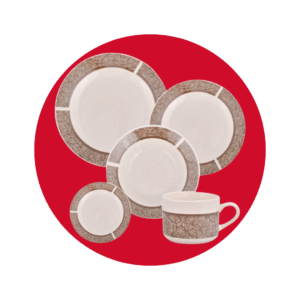 JUEGO DE VAJILLA 20 PIEZAS REDONDA