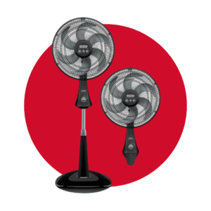 VENTILADOR SAMURAI NEGRO 18" COMFORT MAXX PLUS 2 EN 1