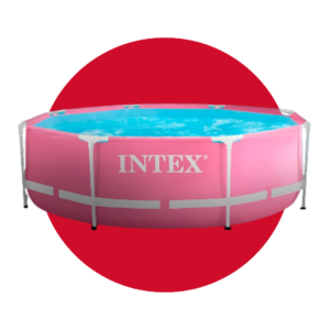 PISCINA REDONDA TUBULAR INTEX 244*74 CM
