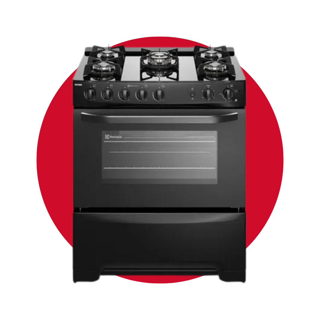 Cocina Electrolux 5 quemadores grill eléctrico