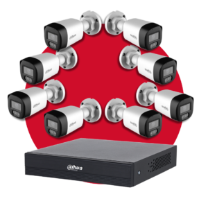 Kit de 8 Cámaras Dahua Doble Vía 2 MP