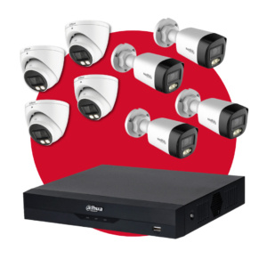 Kit de 8 Cámaras Dahua Doble Vía 5 MP