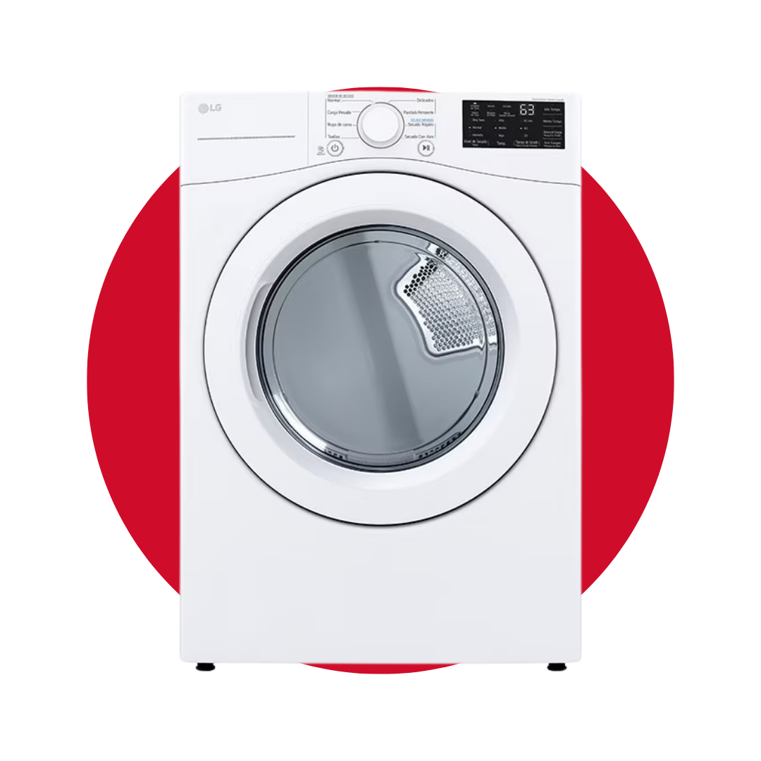 Secadora Carga Frontal a Gas LG 25 Kg Sensor Dry Smart Diagnosis™ Blanco