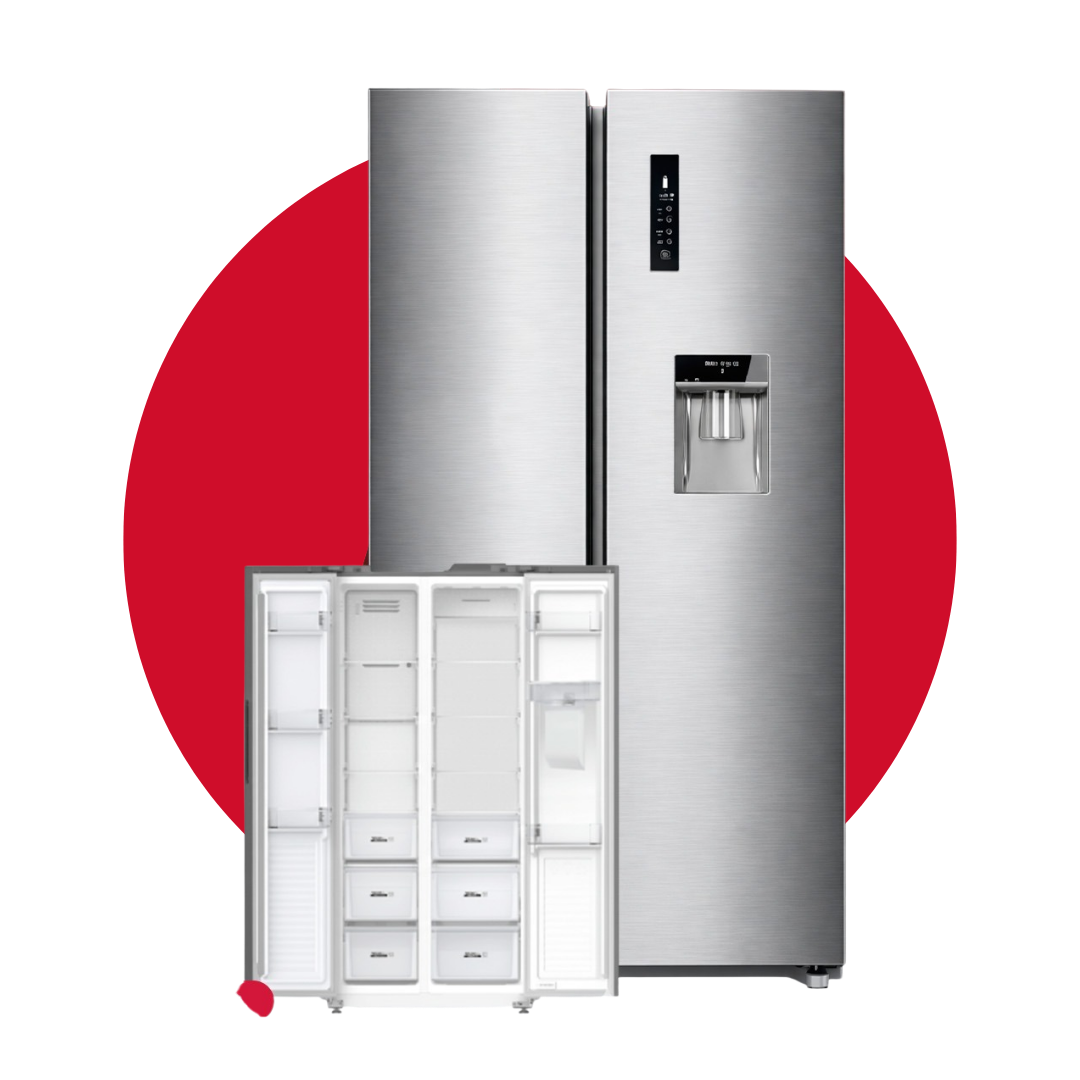 NEVERA SIDE BY SIDE EVVO 433 LITROS CON DISPENSADOR