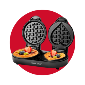 SK-BBQ-850 TOSTADORA 2 WAFLES SOKANY