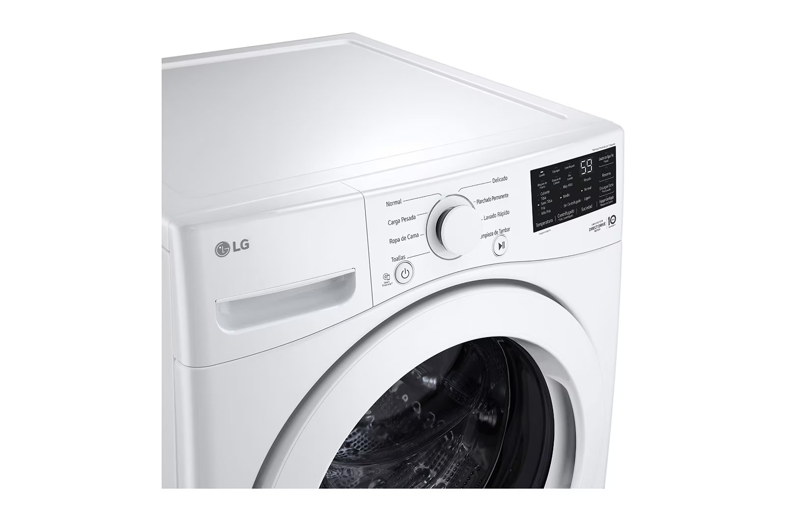 Lavadora Carga Frontal LG 25Kg Direct Drive™ Inverter Blanco - Imagen 5