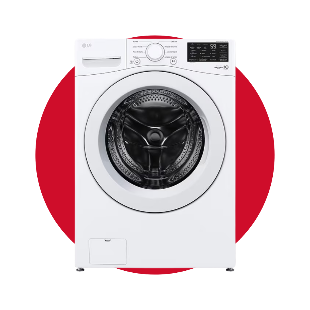 Lavadora Carga Frontal LG 25Kg Direct Drive™ Inverter Blanco