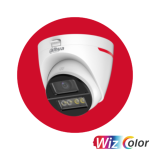 Cámara Dahua Domo fijo WizColor HDCVI de 5 MP