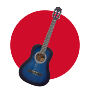 GUITARRA CLASICA 36" COLOR AZUL ENGLAND LEGENDS