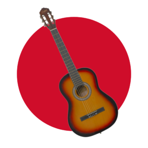 GUITARRA CLASICA 39" COLOR AMARILLO ENGLAND LEGENDS