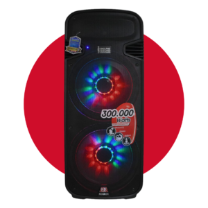 Parlante doble woofer ENGLAND SOUND ES-6GAB ROCKER 215 LED 15" 300.000W PMPO