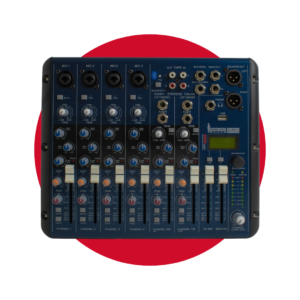 Mixer Analógico 6 canales ENGLAND SOUND ES-MR8FI