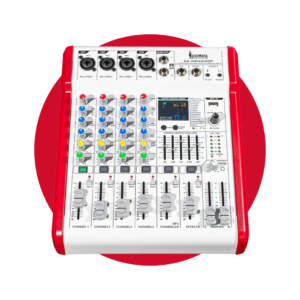 Mezclador Amplificado 5 canales 2x200W ENGLAND SOUND ES-MRX620P