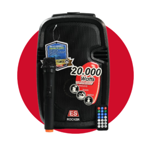 Parlante ENGLAND SOUND ES-ROCKER 8-LED-BAT 8" 30W RMS