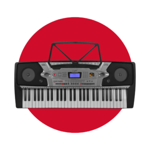 Teclado Musical 54 teclas pantalla LCD ENGLAND LEGENDS FORTE X2