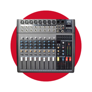 MIX-812 Consola Pasiva 8 Canales Profesional American Xtreme MIX-812