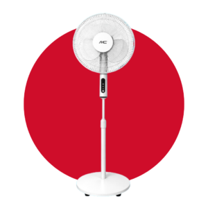 VENTILADOR SMC PEDESTAL 16" BLANCO