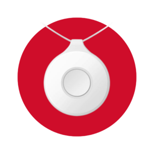 DS-PDEBP1-EG2-WB Botón inalámbrico portátil de emergencia Hikvision