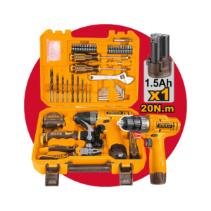 Juego de herramientas Ingco de 89 Pzs