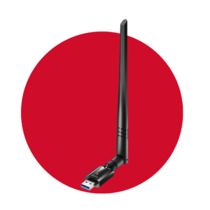 WU1400 Adaptador USB Wi-Fi de alta ganancia AC1300