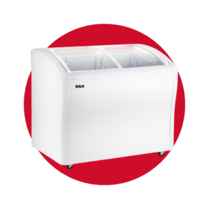 CONGELADOR RCA SHOWCASE HORIZONTAL TAPA VIDRIO 298L