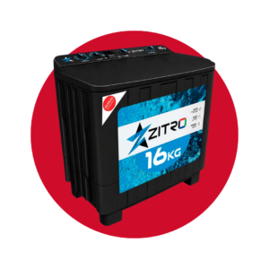 LAVADORA ZITRO 16KG DOBLE POZO