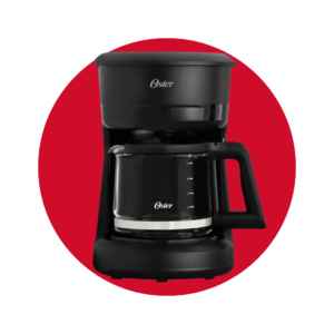 Cafetera Oster 5 Tazas con Filtro Reutilizable Color Negro