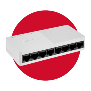 DS-3E0508D-O Switch de plástico Gigabit de 8 puertos Hikvision