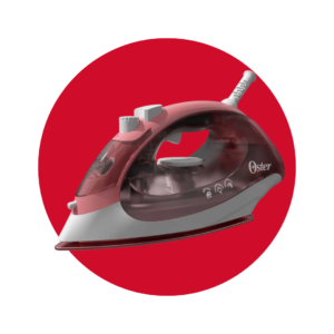 Plancha de Vapor Oster® Compacta Rosa Mate