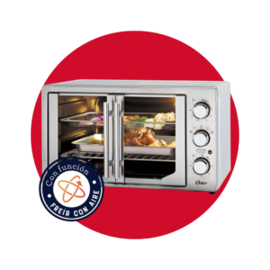 Horno Oster® Extra Grande con Freidora de Aire 42 LTS Gris