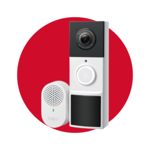 Timbre Inteligente Tp-Link IP65 con Cámara 3MP y Visión Nocturna a Color