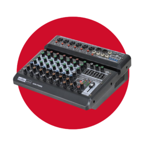 ADM-PWR8 CONSOLA ACTIVA GROBER PROFESIONAL 8 CANALES