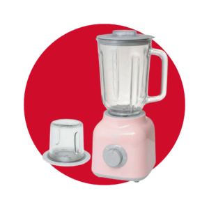 LICUADORA E-LIFE 2EN1 ROSA 400W