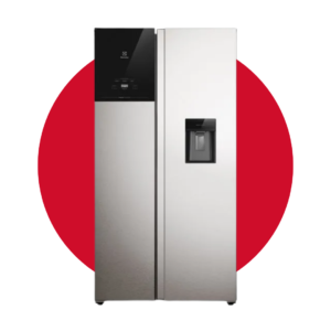 ERS53F3Q5CI Refrigeradora Electrolux side by side 522L inverter autosense gris