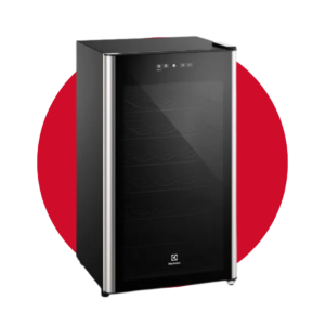 ERWV34W6MWB Vinera Electrolux Frost One Door 34 Botellas Black