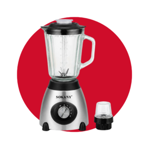 LICUADORA SOKANY 2EN1 1.5L 1000W