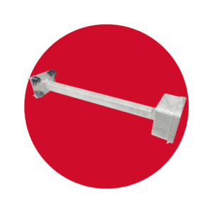 SOPORTE PARA CAMARA RECTO REAJUSTABLE 1MT CAJA FIJA