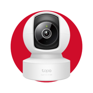 Cámara de seguridad TAPO Wi-Fi para el hogar con IA función de giro e inclinación