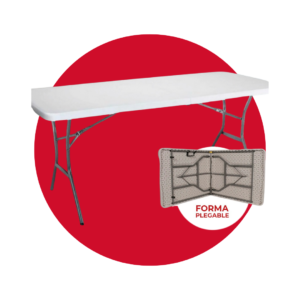 279 MESA PLEGABLE RECTANGULAR 279
