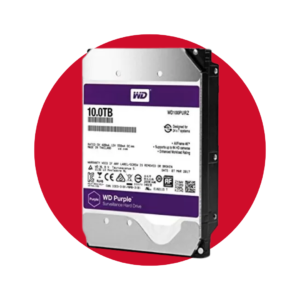 HDD-10TB-DVRWD DISCO DURO 10TB ESPECIAL DVR WD PURPLE